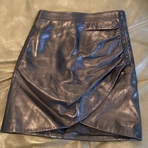 Givenchy leather skirt